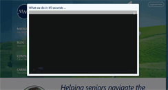 Desktop Screenshot of mwgseniorservices.com